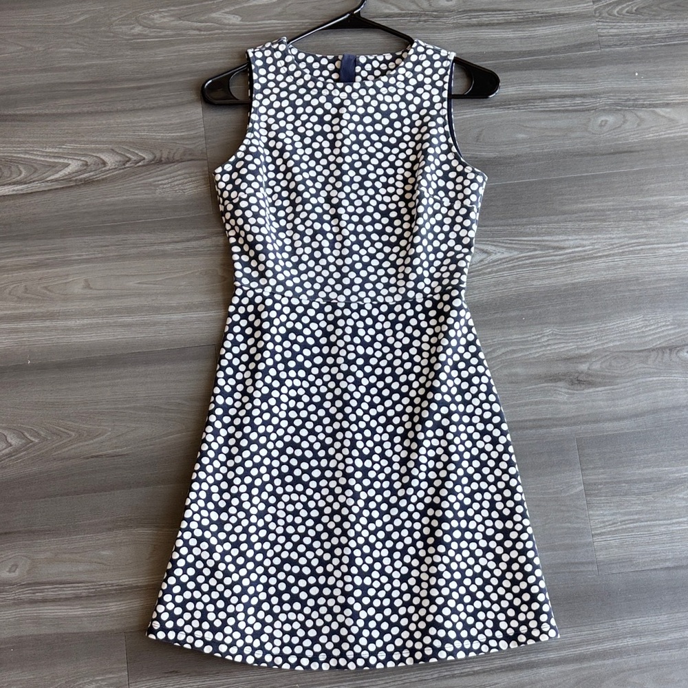 GAP Blue and White Polka Dot Mini Dress